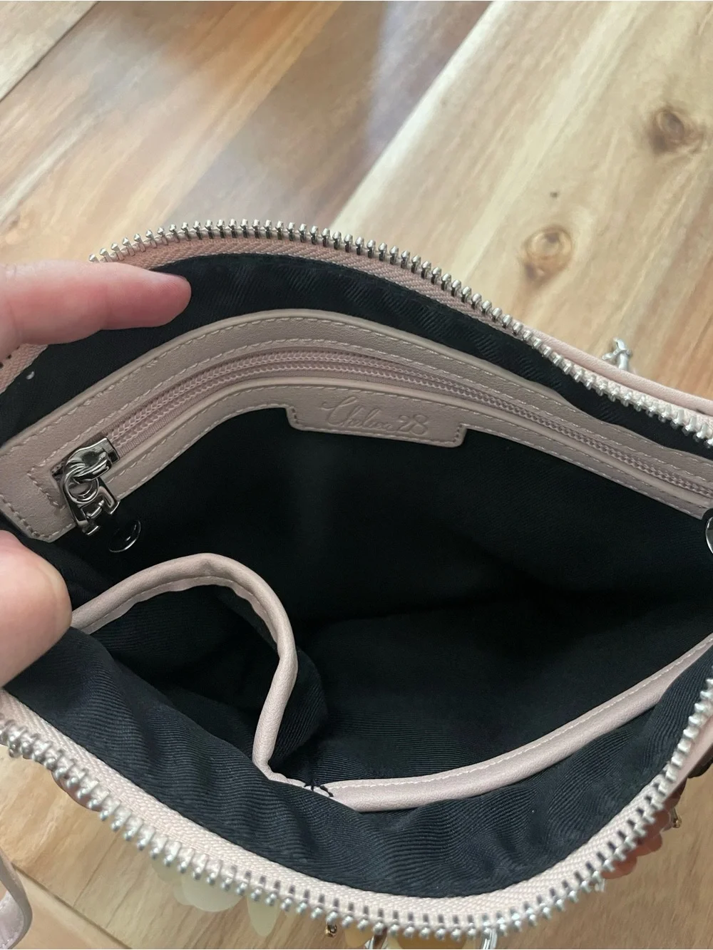 Chelsea 28 Floral Embellished Crossbody Bag - Blush